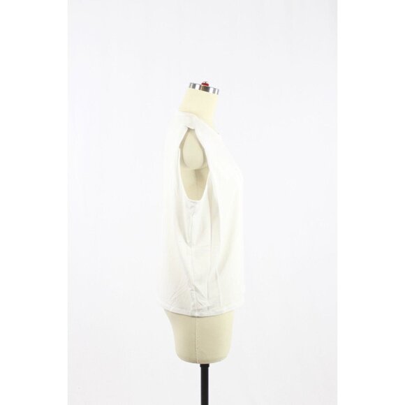 NWOT Aritzia WILFRED Flight White Relux Jersey Muscle Tank T-Shirt, Size XXS - Picture 2 of 14